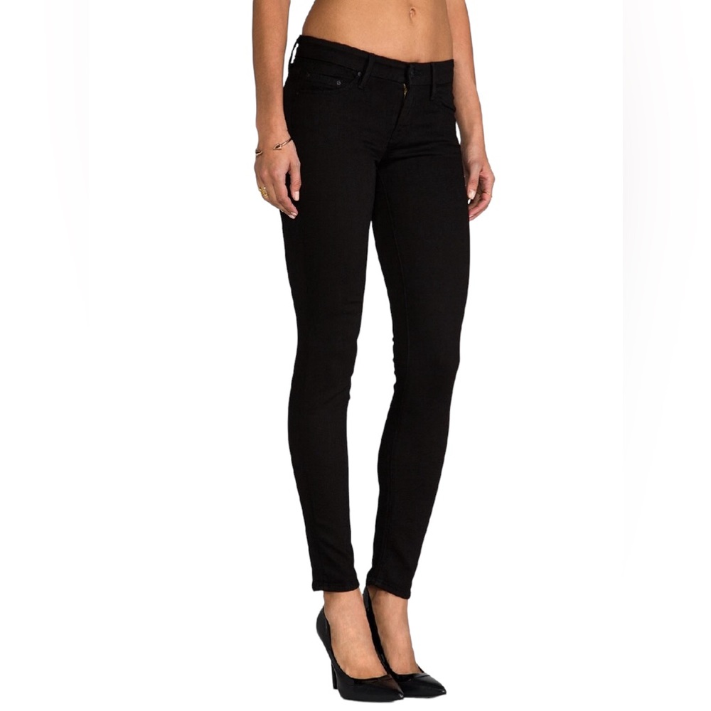 MOTHER Jeans The Looker Crop Cigarette Leg Black Size 25